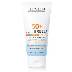 SPF 50+ Crema protectie solara pentru ten mixt si gras
