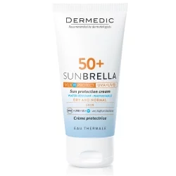 SPF 50+ Crema protectie solara pentru ten uscat si normal
